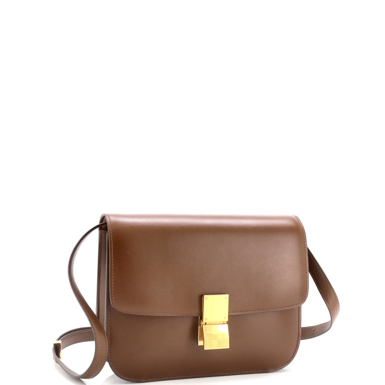 Classic Box Bag Smooth Leather Medium - Deep Luxury