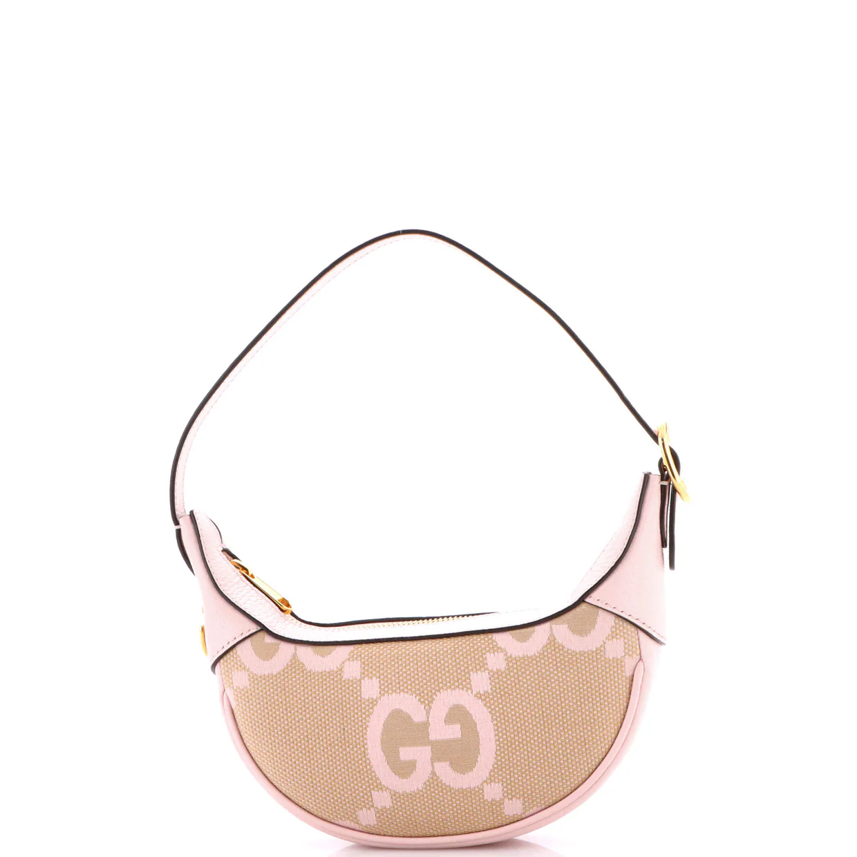 Ophidia Half Moon Bag Jumbo GG Canvas Mini - Deep Luxury