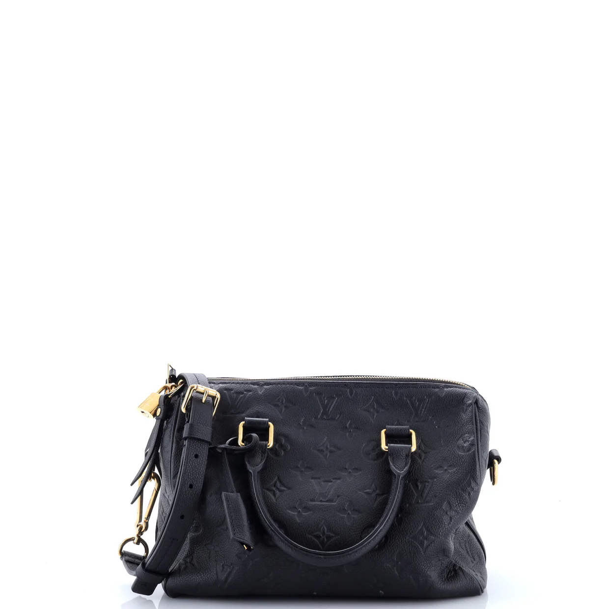 Speedy Bandouliere Bag Monogram Empreinte Leather 25 - Deep Luxury