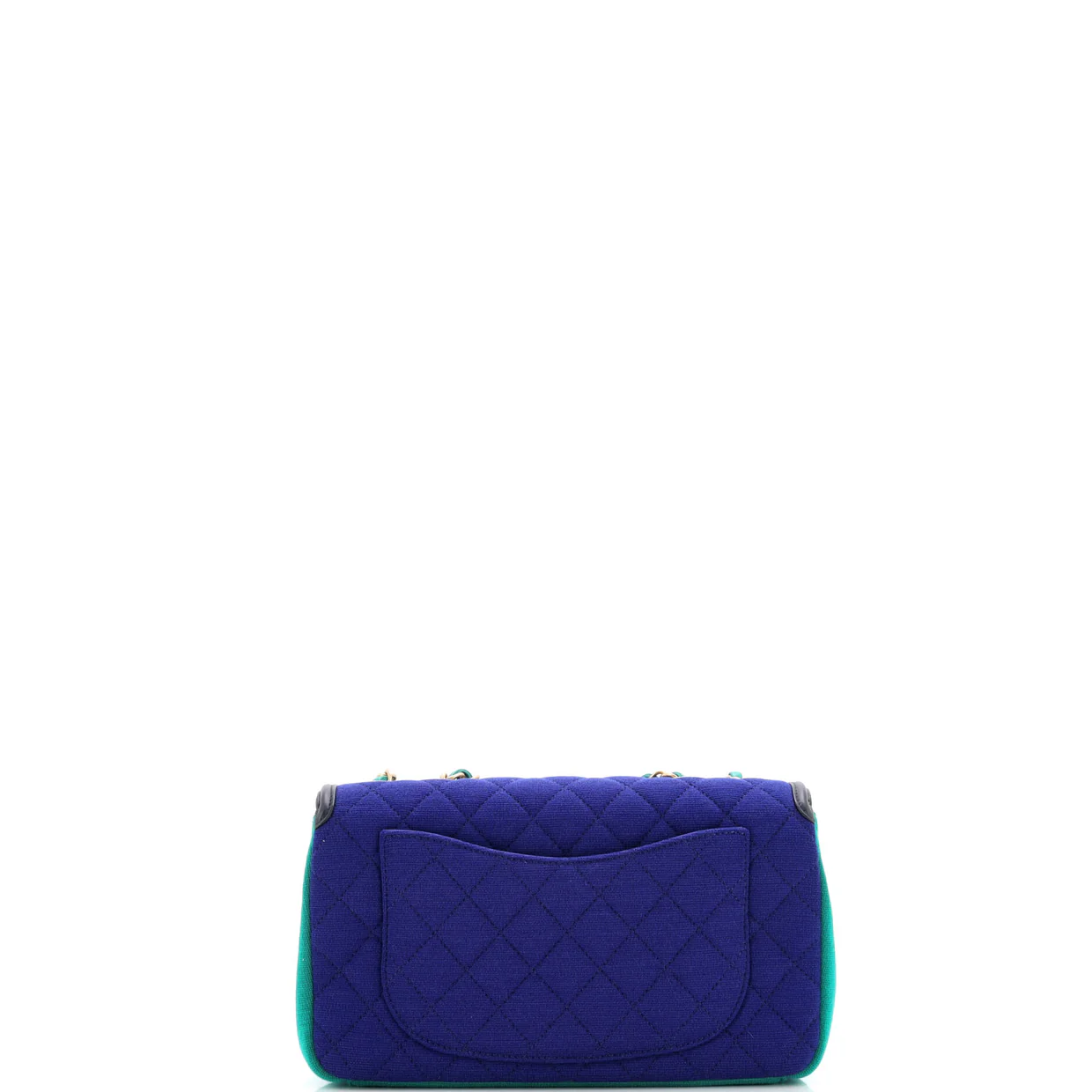 Filigree Flap Bag Quilted Jersey Medium - Deep Luxury