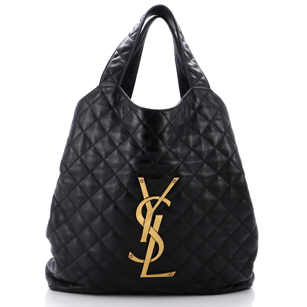 Icare Shopping Tote Quilted Leather Maxi - Deep Luxury