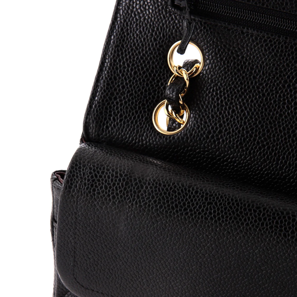 Classic Double Flap Bag Quilted Caviar Medium - Deep Luxury