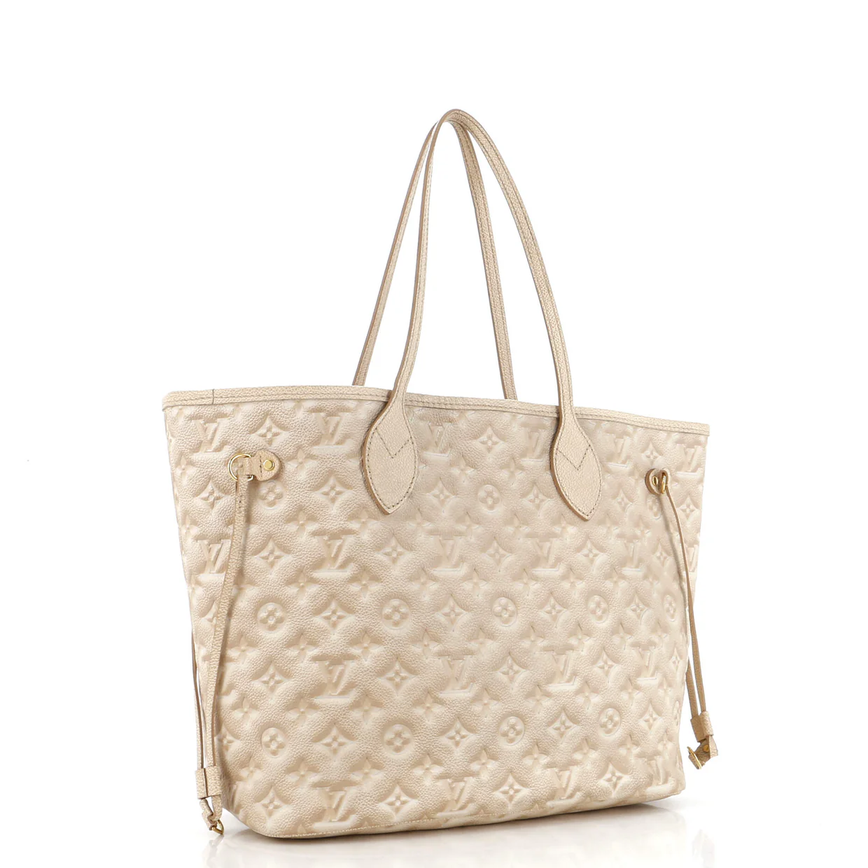 Neverfull NM Tote Stardust Monogram Empreinte Leather MM - Deep Luxury