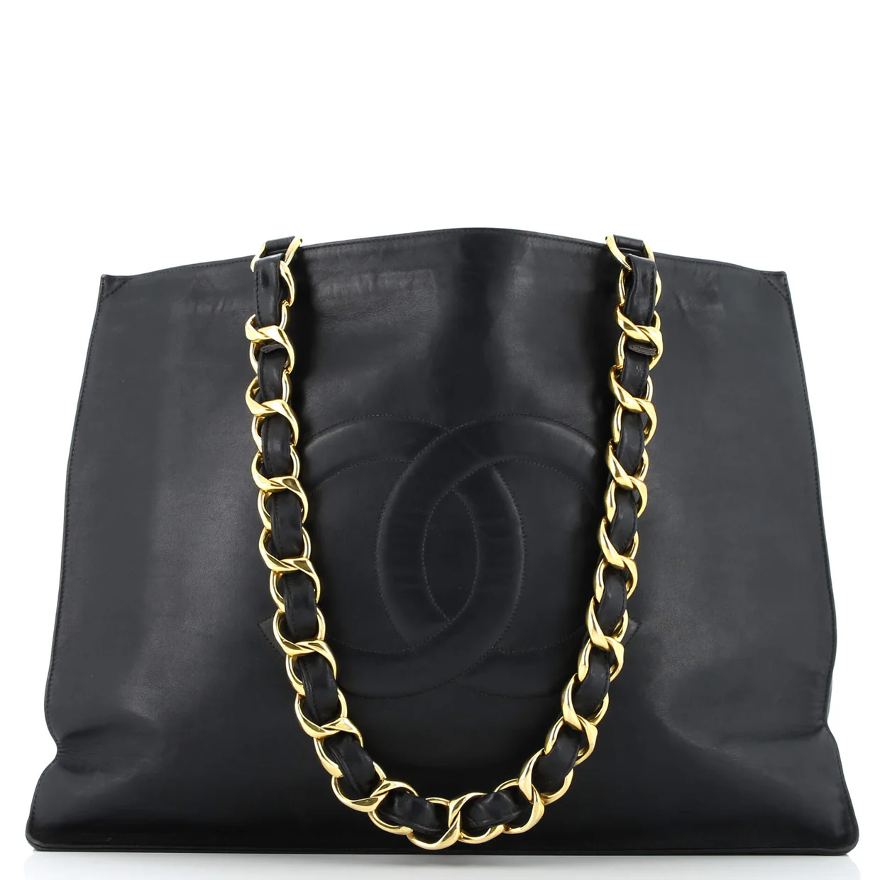 Vintage CC Chain Tote Lambskin XL - Deep Luxury