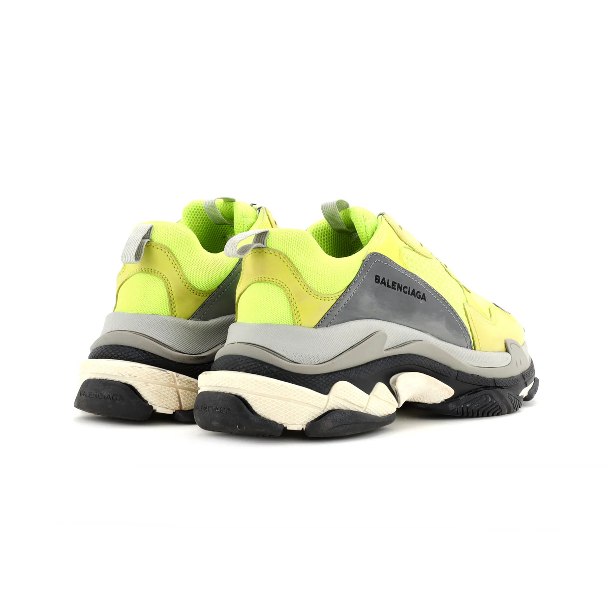 Men's Triple S Sneakers Fabric and Mesh with Faux Leather - Deep Luxury