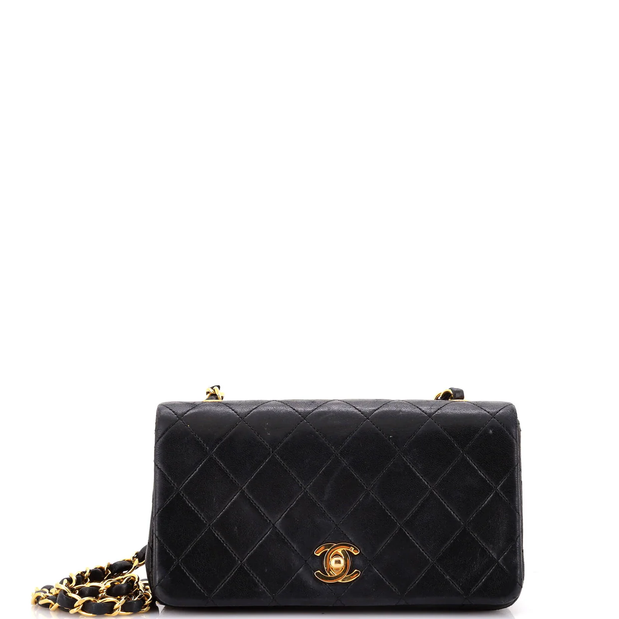 Vintage Full Flap Bag Quilted Lambskin Mini - Deep Luxury