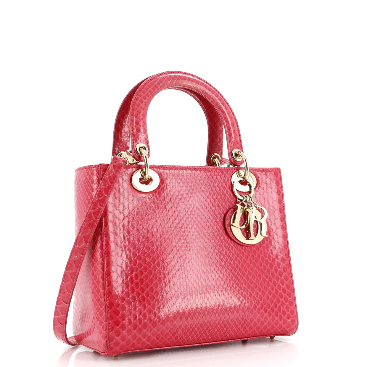 Lady Dior Bag Python Medium - Deep Luxury