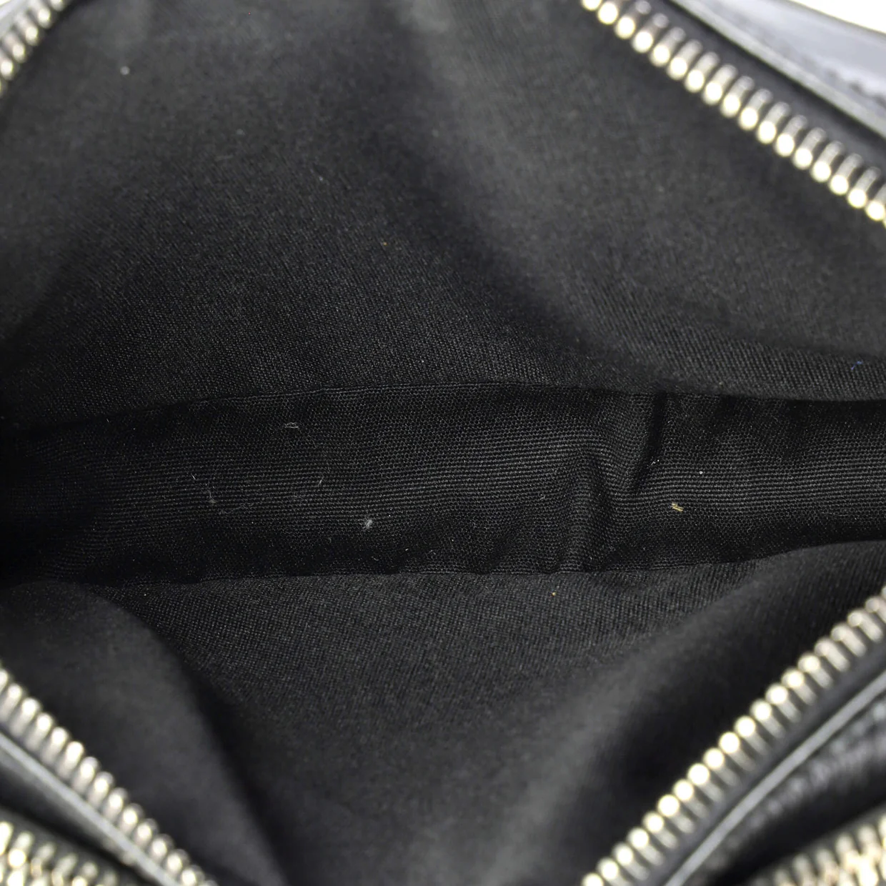 Double Zip Crossbody Pouch Leather - Deep Luxury