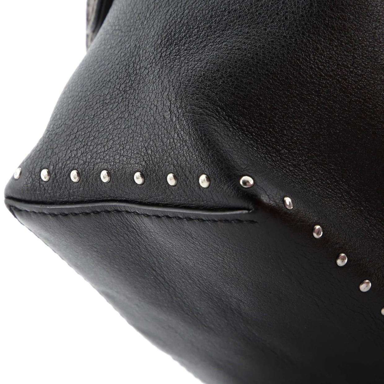 Camera Box Handbag Studded Monogram Canvas and Leather - Deep Luxury