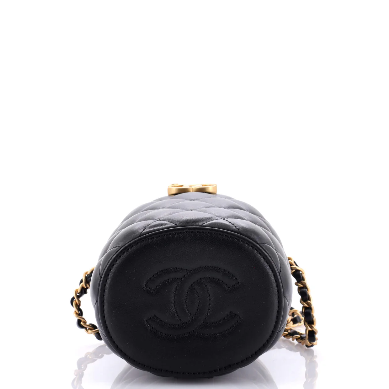 Crown Box Vanity Bag Quilted Lambskin Mini - Deep Luxury