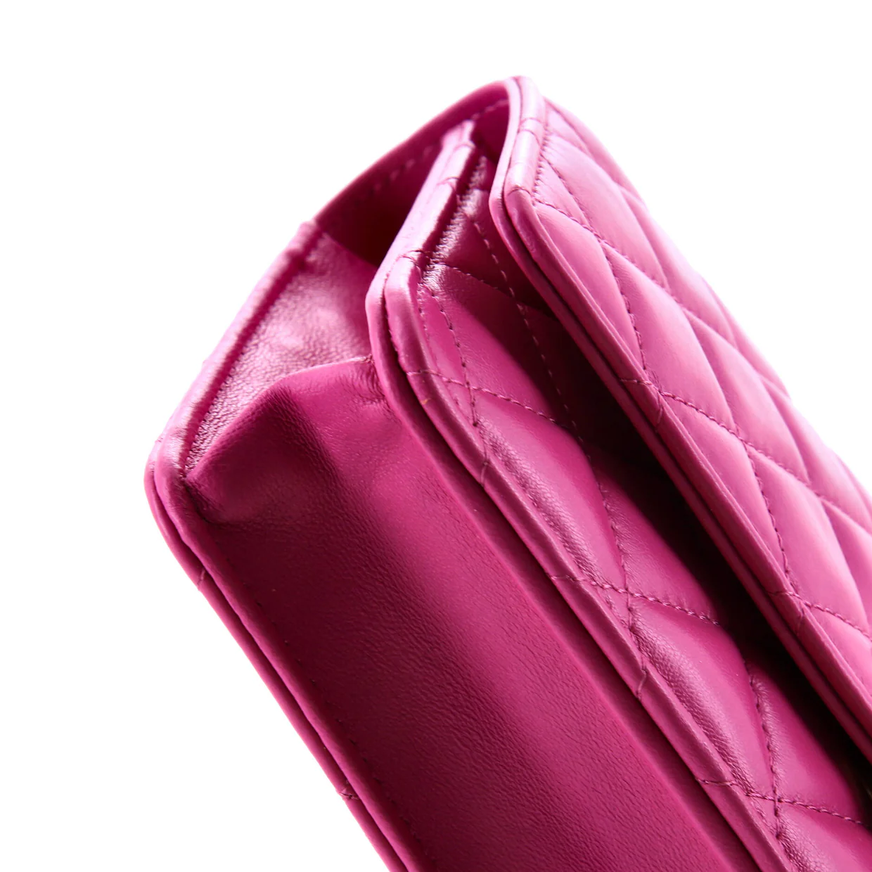 All Slide Long Wallet on Chain Quilted Lambskin - Deep Luxury