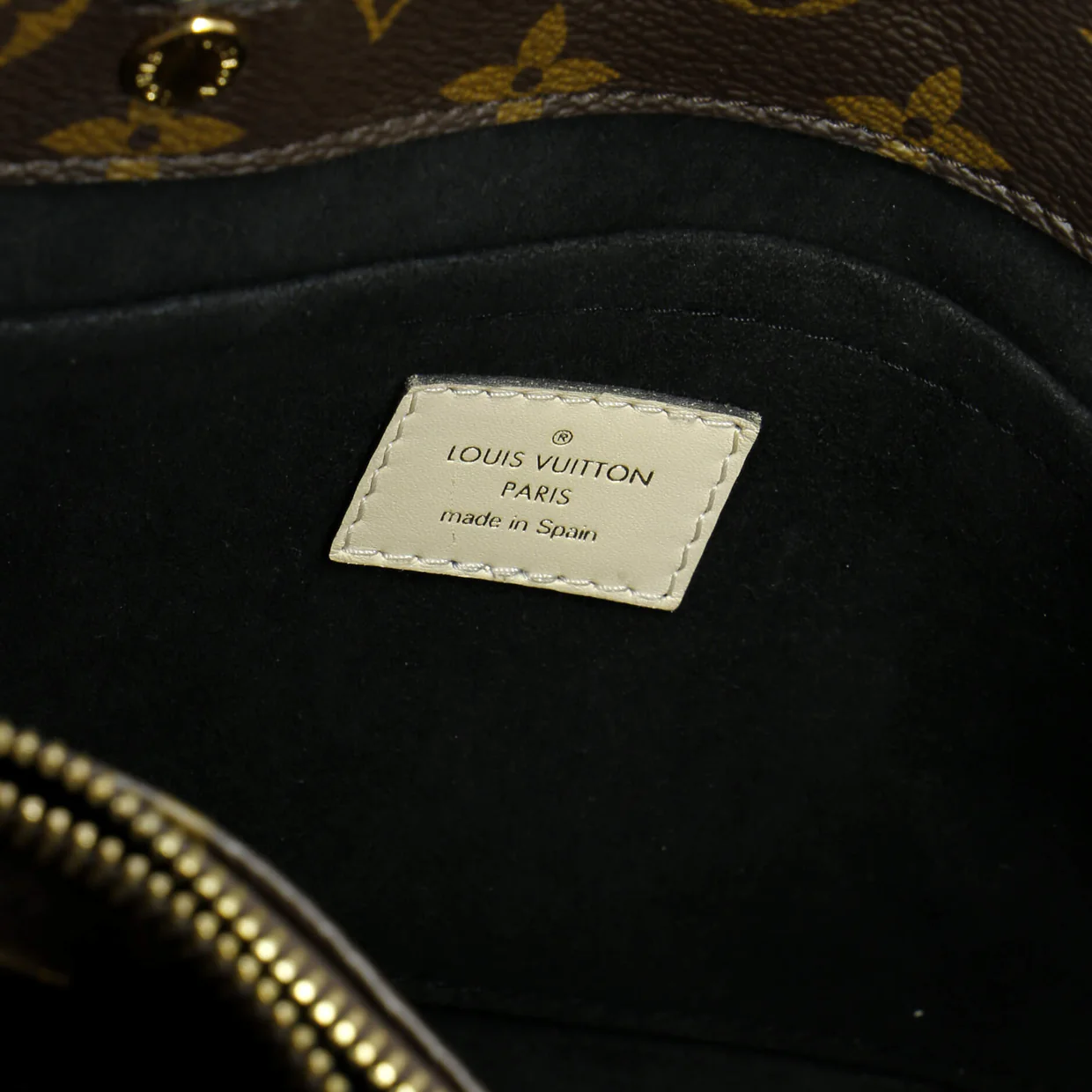 Braided Handle Montaigne Handbag Monogram Canvas BB - Deep Luxury