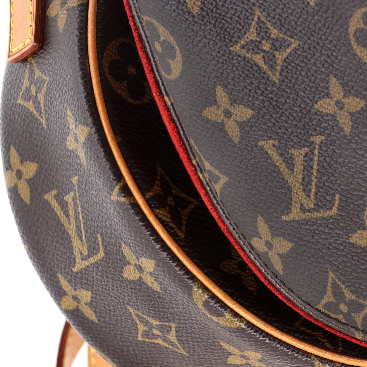 Tambourine Handbag Monogram Canvas - Deep Luxury