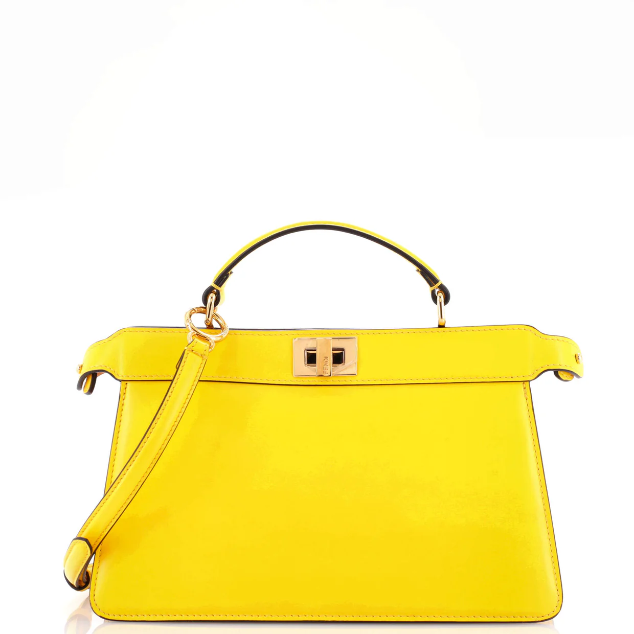 Peekaboo ISeeU Bag Leather East West - Deep Luxury