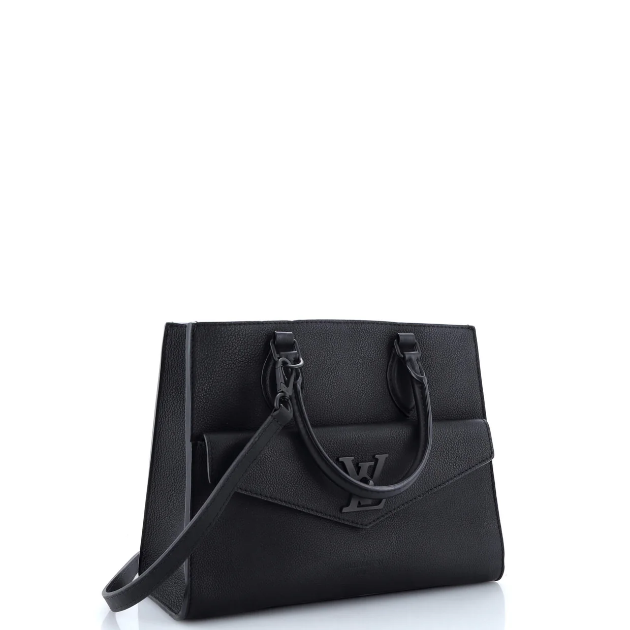 Lockme Monochrome Tote Leather PM - Deep Luxury