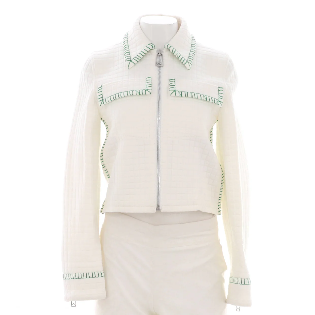Women's Zip Up Jacket Quilted Polyamide Blend - Deep Luxury