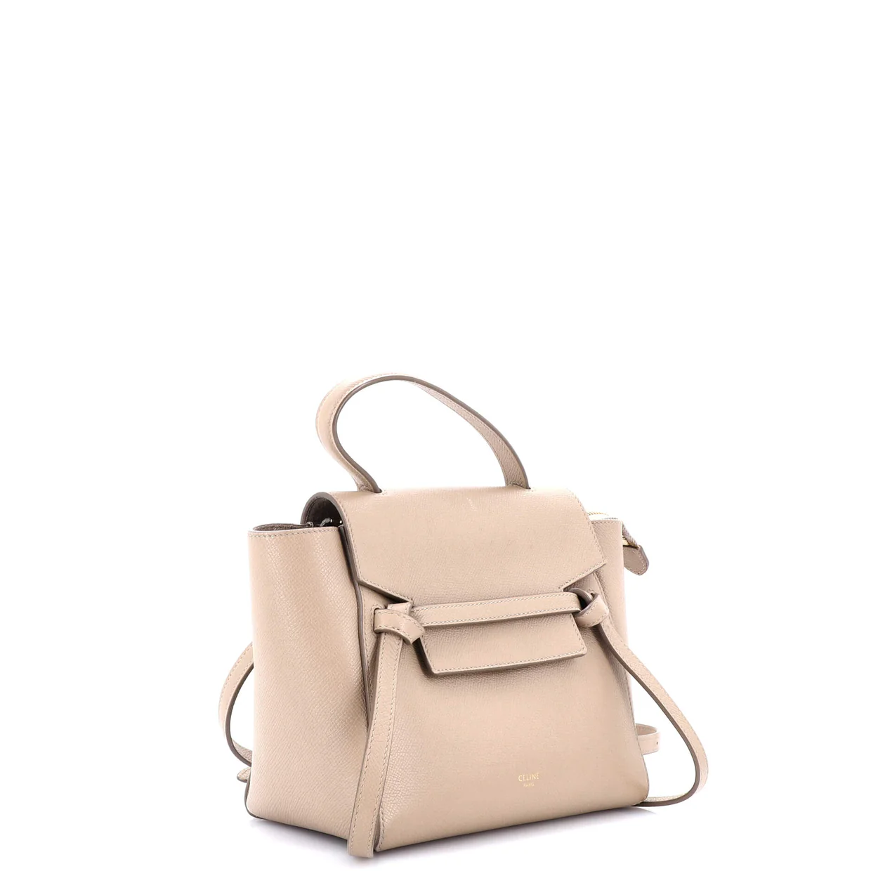 Belt Bag Textured Leather Nano - Deep Luxury