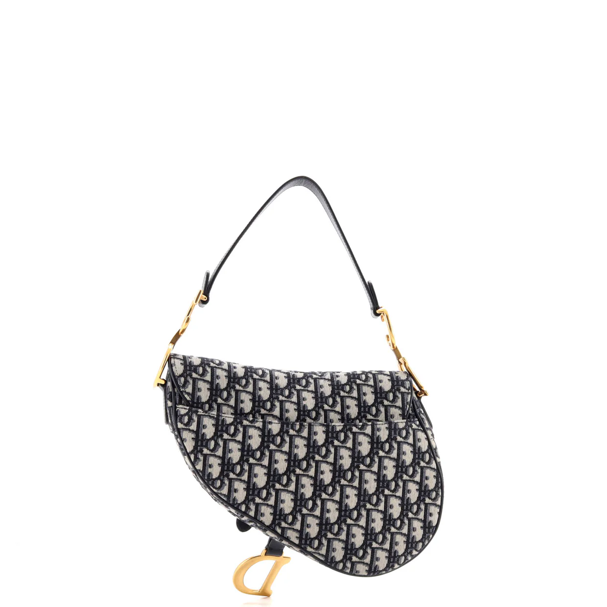 Saddle Handbag Oblique Canvas Medium - Deep Luxury