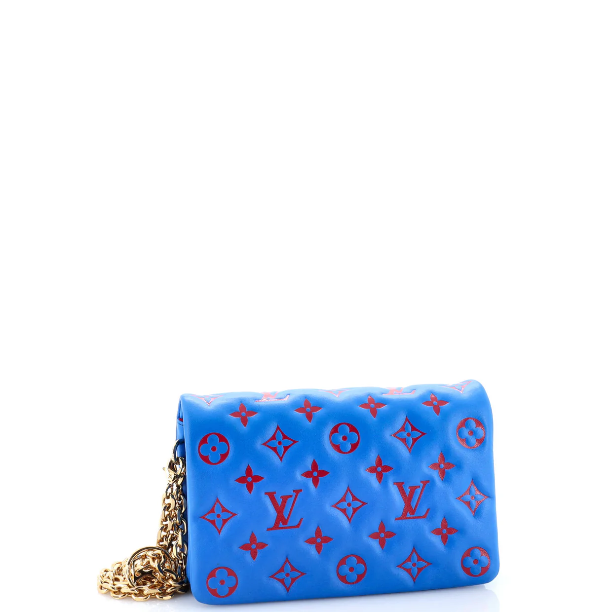 Coussin Pochette Monogram Embossed Lambskin - Deep Luxury