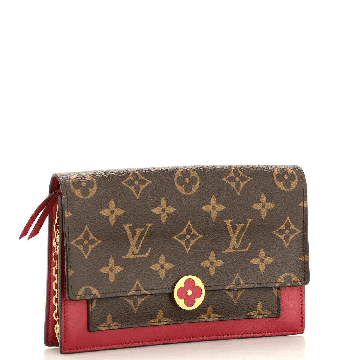 Flore Chain Wallet Monogram Canvas - Deep Luxury