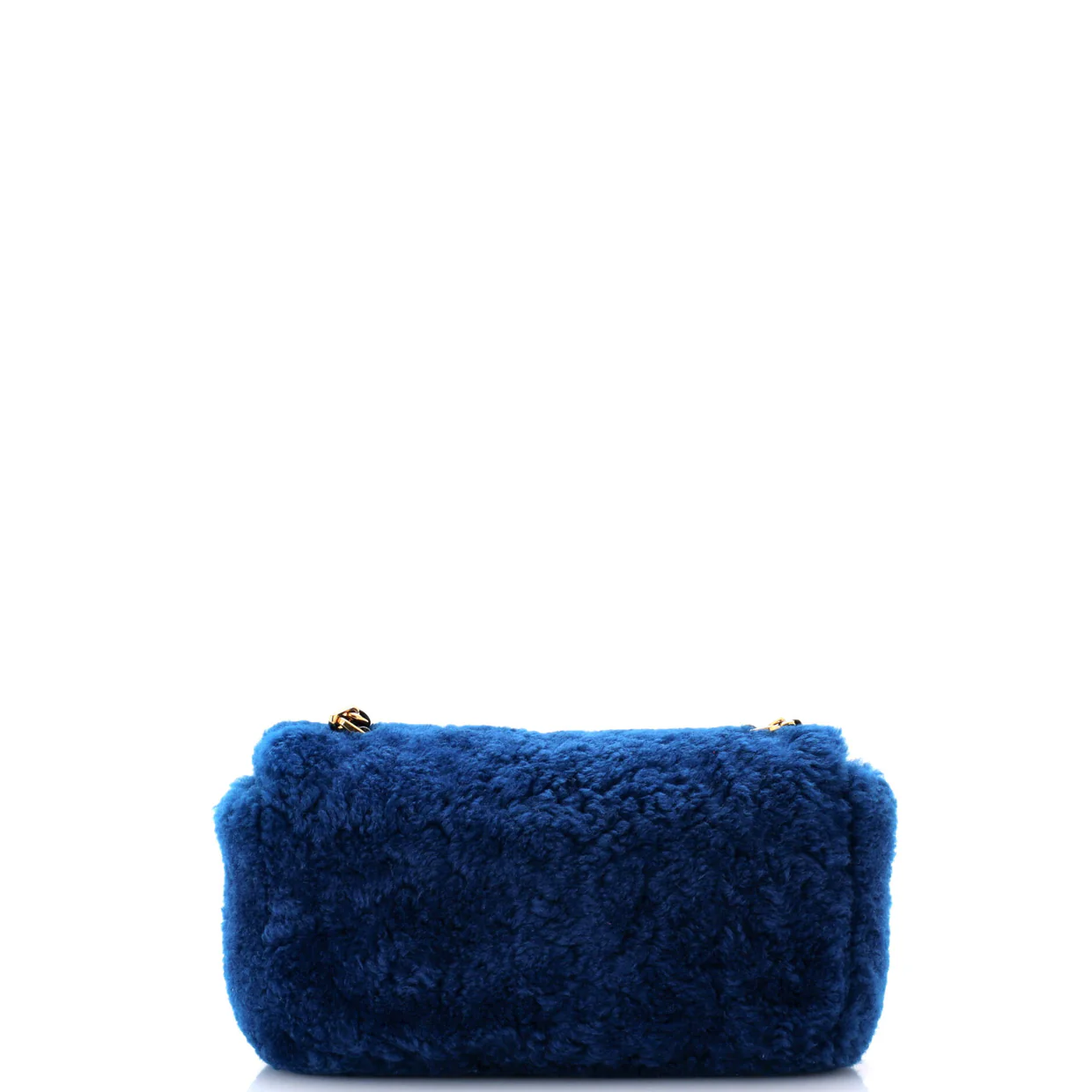 Be Baguette Flap Bag Shearling Medium - Deep Luxury