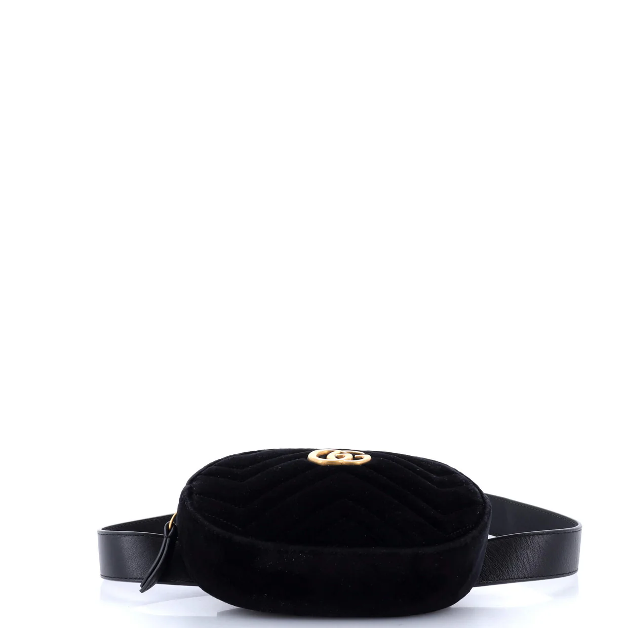 GG Marmont Belt Bag Matelasse Velvet - Deep Luxury