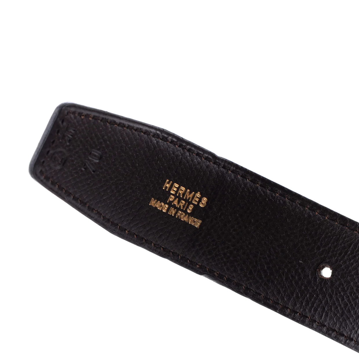Constance Reversible Belt Leather Medium 70 - Deep Luxury