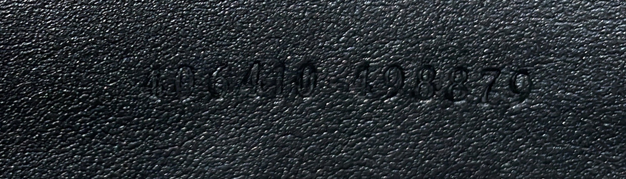 Front Zip Messenger GG Embossed Perforated Leather Small - Deep Luxury