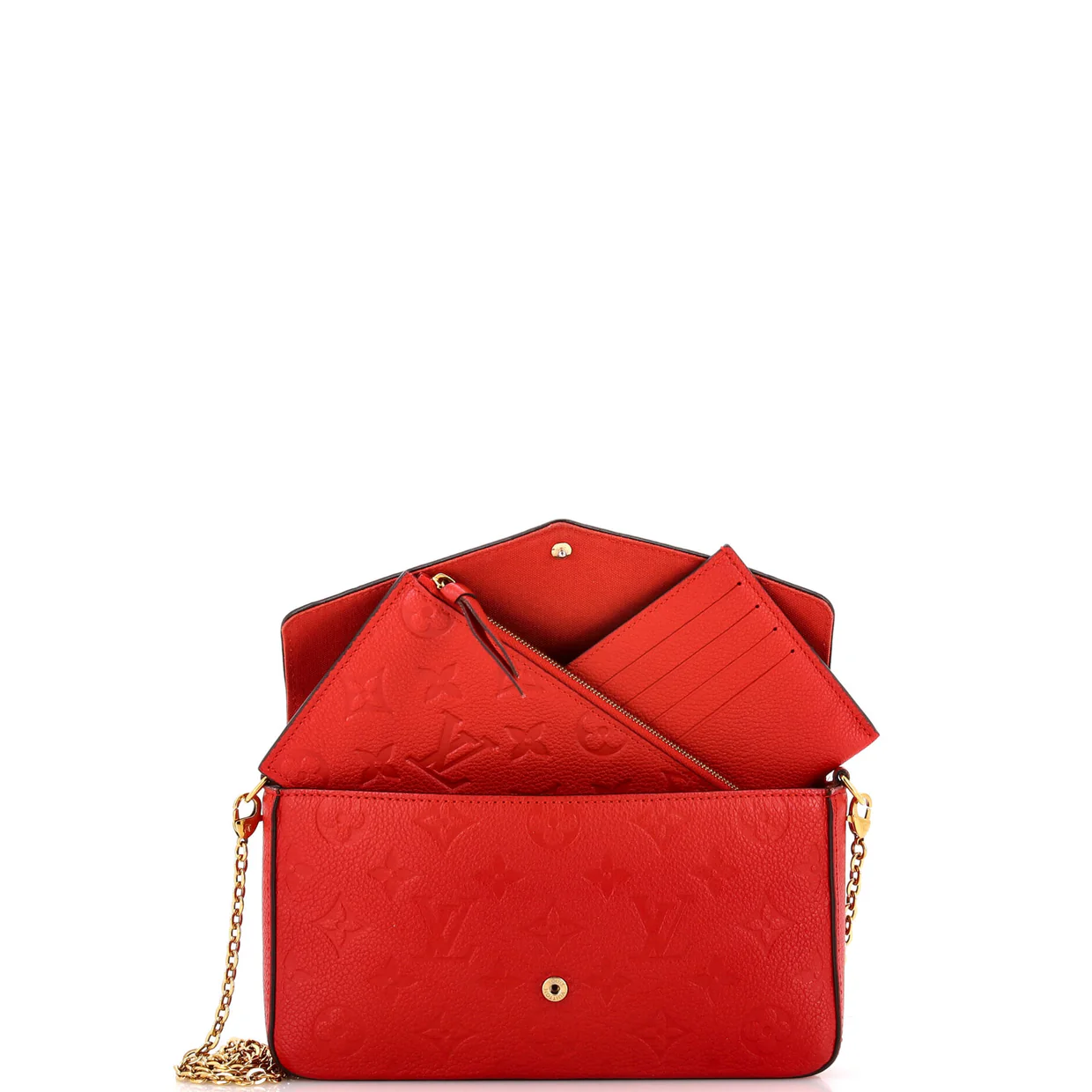 Felicie Pochette Monogram Empreinte Leather - Deep Luxury