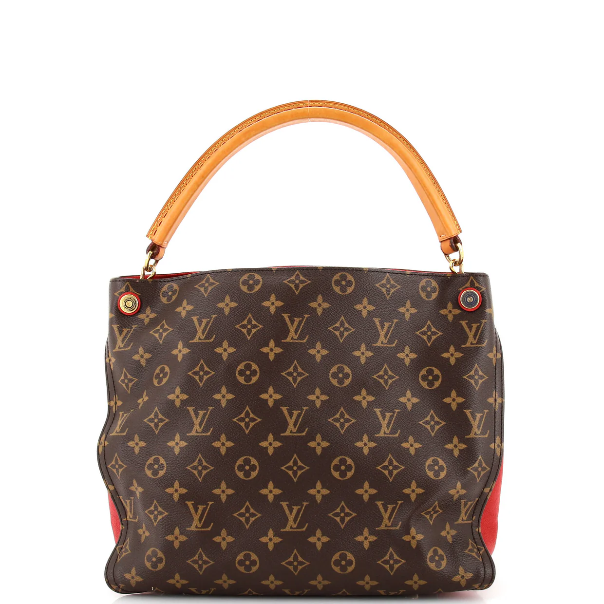Gaia Handbag Monogram Canvas - Deep Luxury
