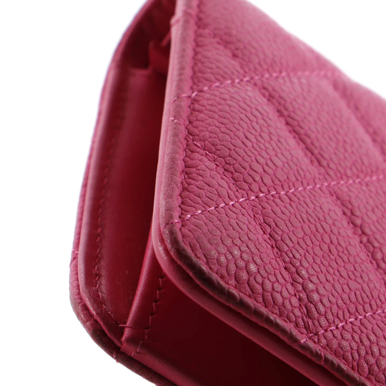 L-Yen Wallet Quilted Caviar - Deep Luxury