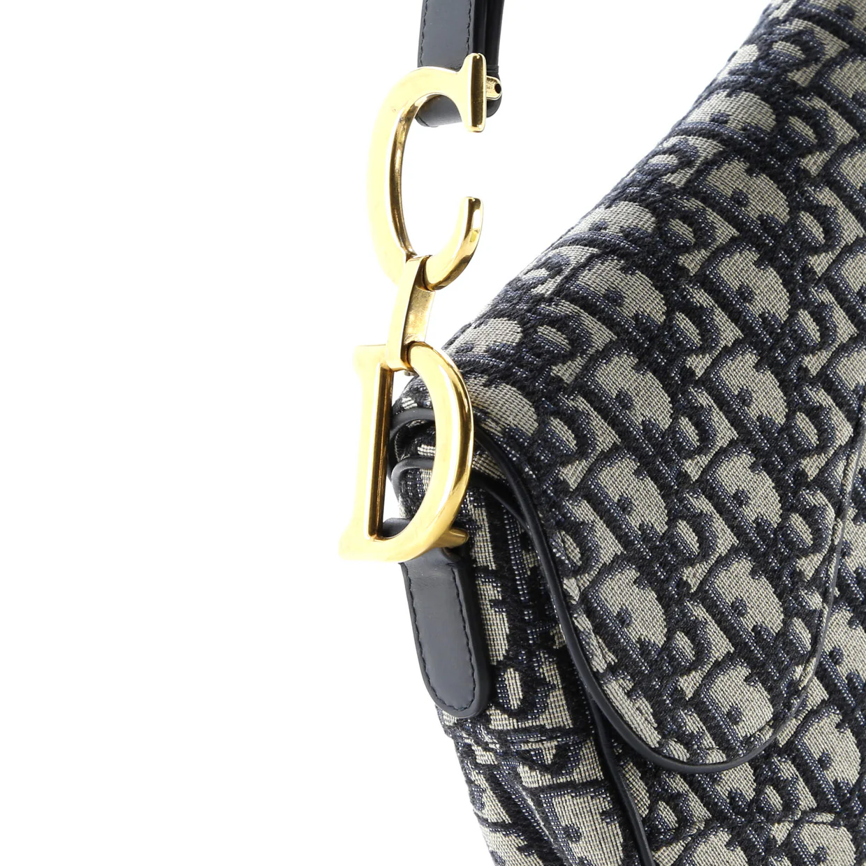 Saddle Handbag Oblique Canvas Medium - Deep Luxury