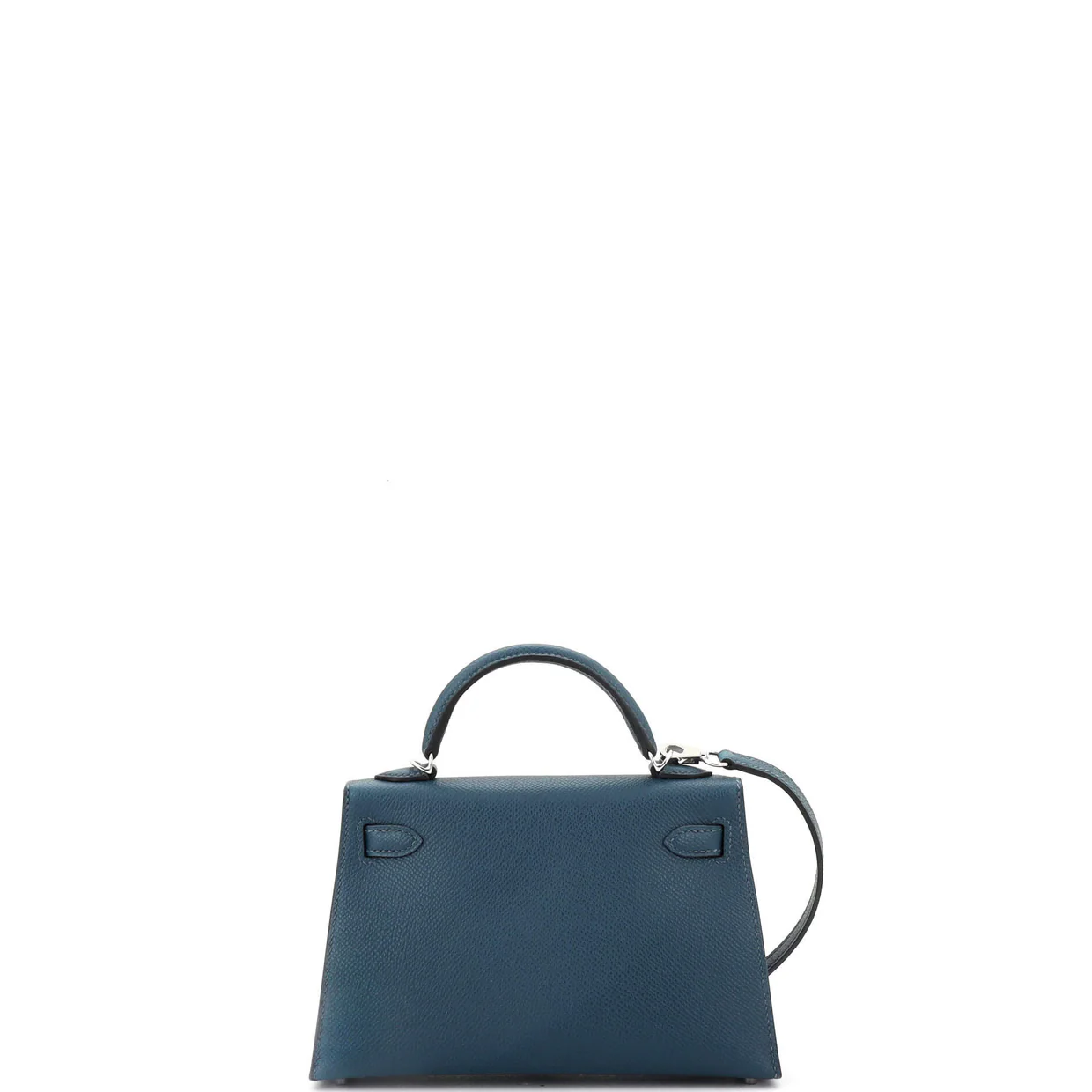 Kelly Mini II Bag Bleu De Prusse Epsom with Electrum Hardware 20 - Deep Luxury