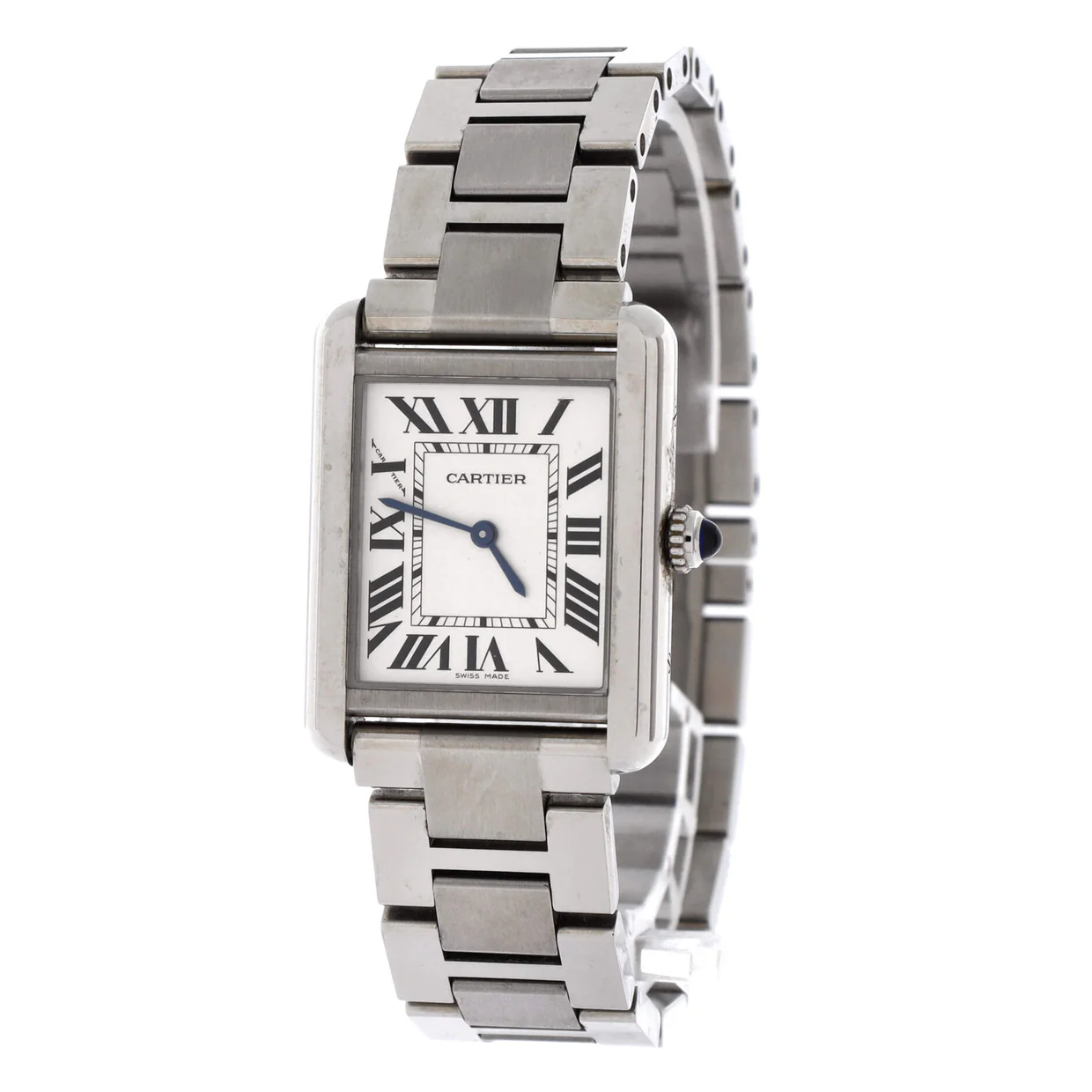 Tank Francaise Quartz Watch Stainless Steel 25 - Deep Luxury