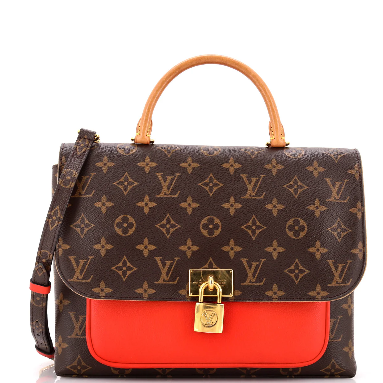 Marignan Handbag Monogram Canvas with Leather - Deep Luxury