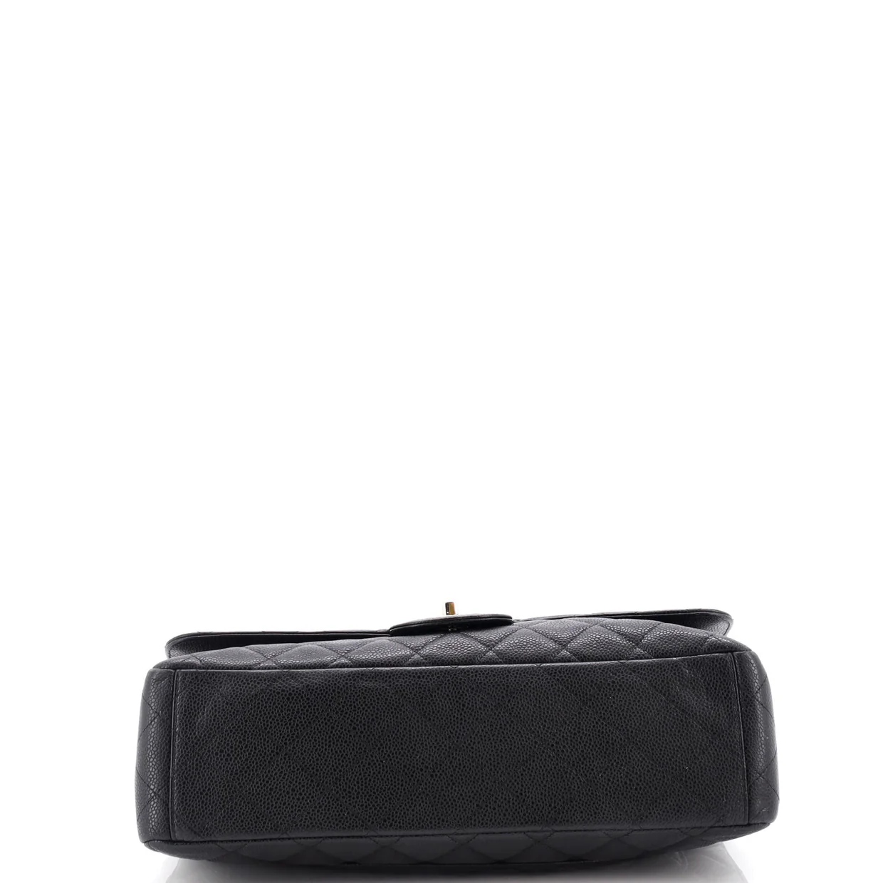 Classic Single Flap Bag Quilted Caviar Maxi - Deep Luxury