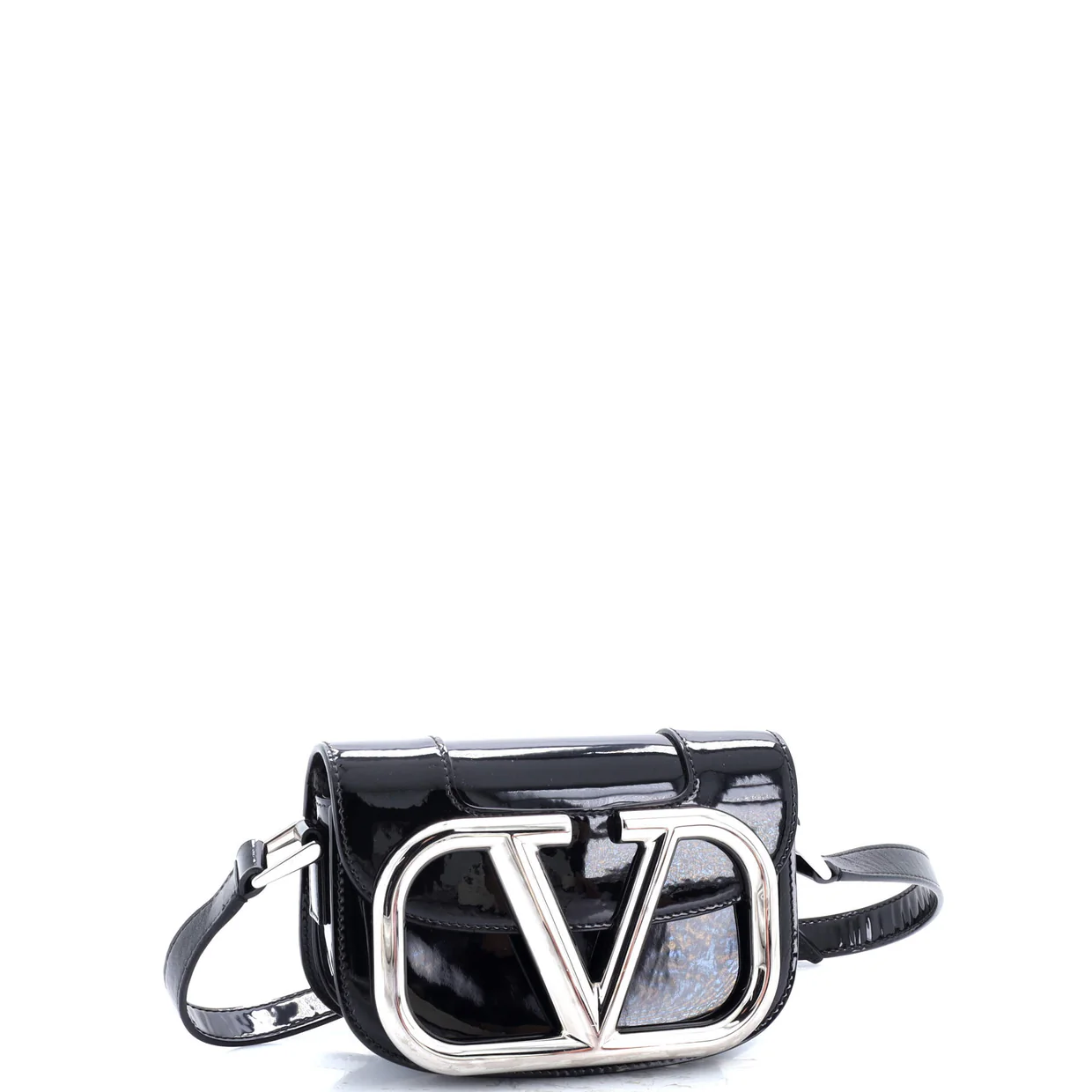 Supervee Crossbody Bag Patent Small - Deep Luxury