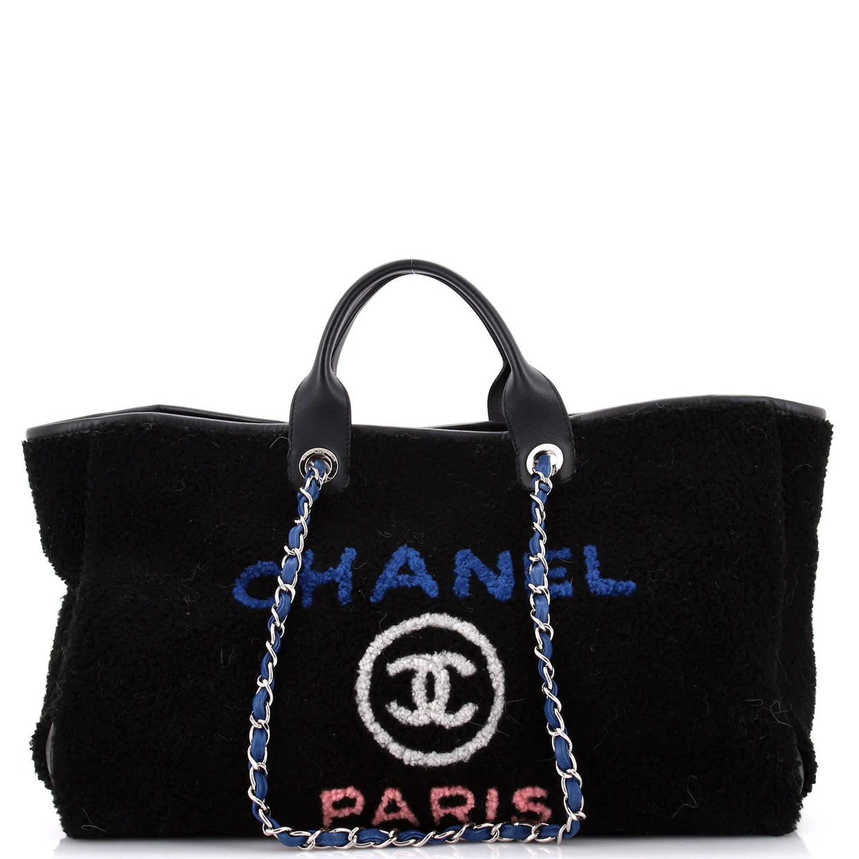 Deauville Tote Shearling Large - Deep Luxury