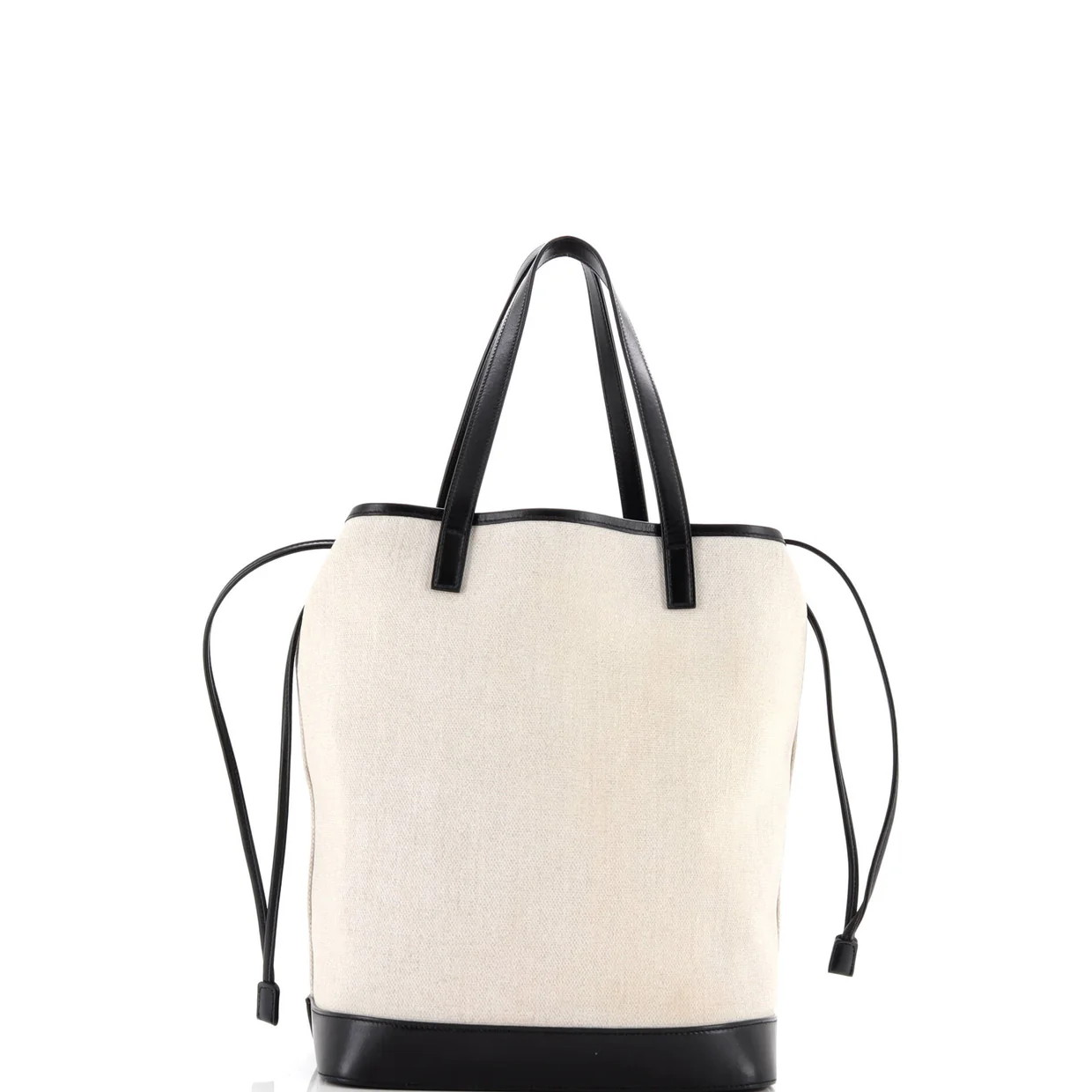 Teddy Shopping Tote Canvas with Leather - Deep Luxury
