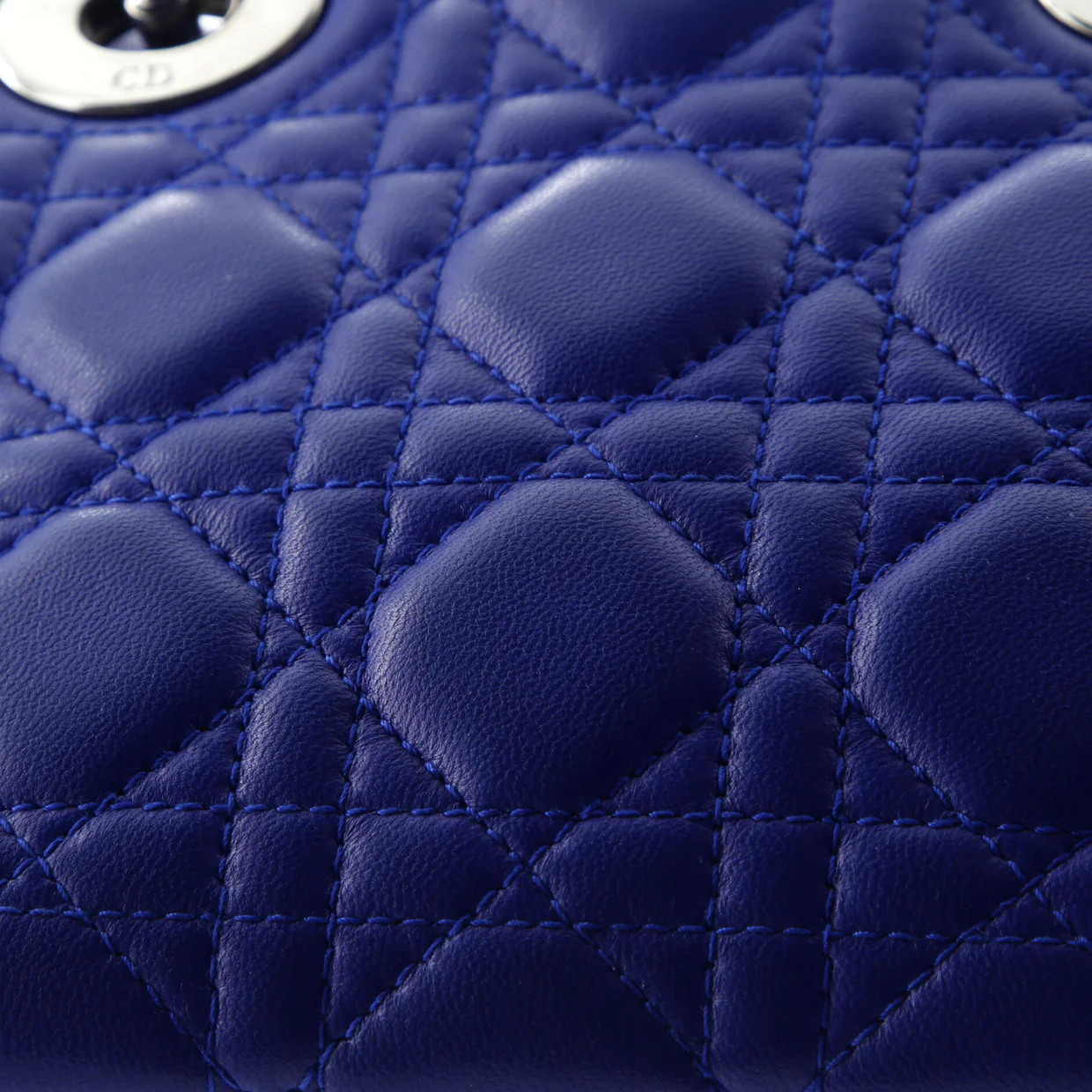 Lady Dior Chain Bag Cannage Quilt Lambskin Mini - Deep Luxury