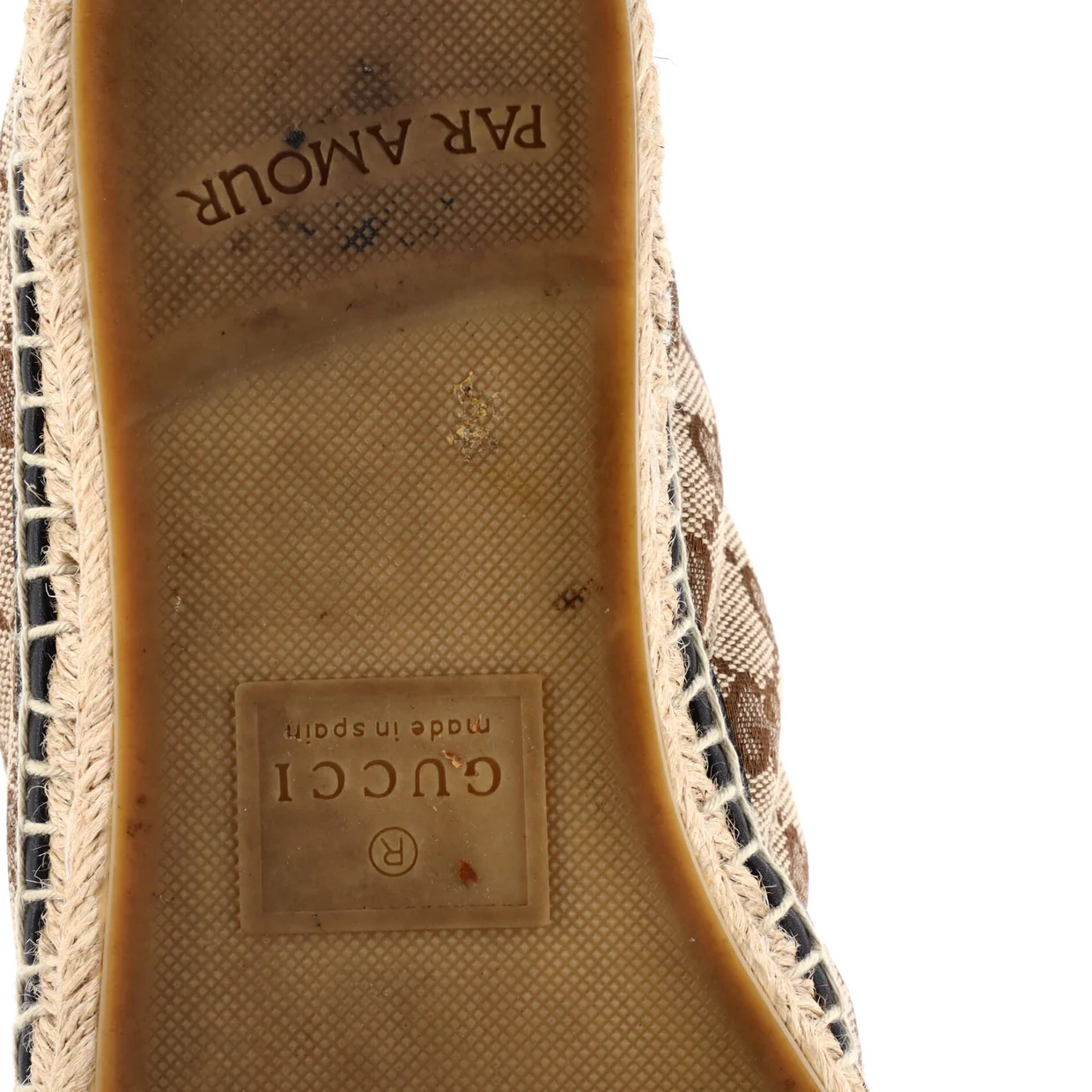 Women's GG Marmont Espadrilles Diagonal Quilted GG Canvas - Deep Luxury