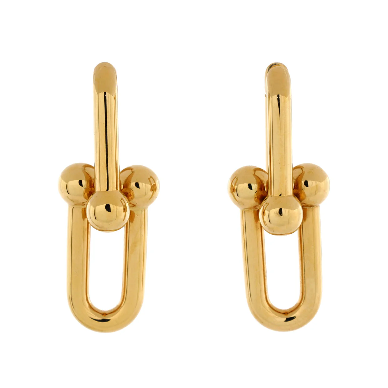 Hardwear Link Earrings 18K Yellow Gold Large - Deep Luxury