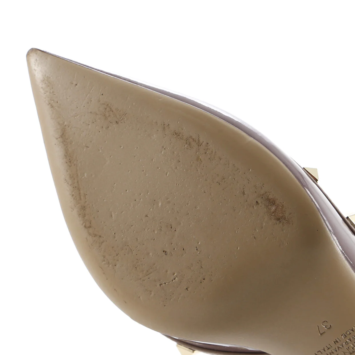 Women's Rockstud Slingback Pumps Patent - Deep Luxury