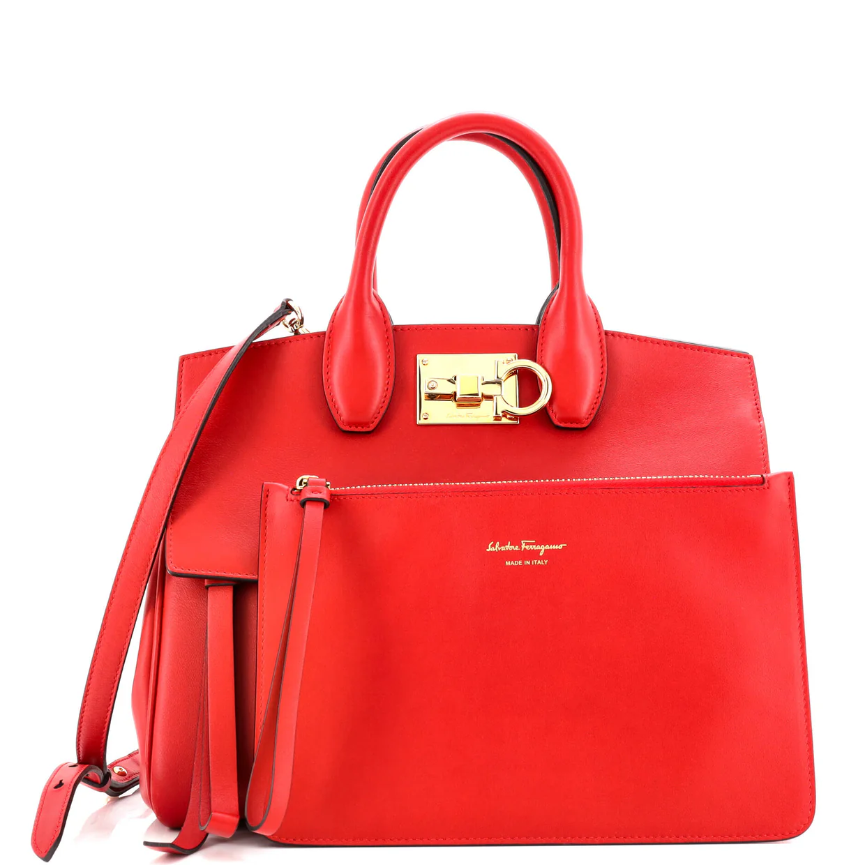 Studio Satchel Leather Small - Deep Luxury