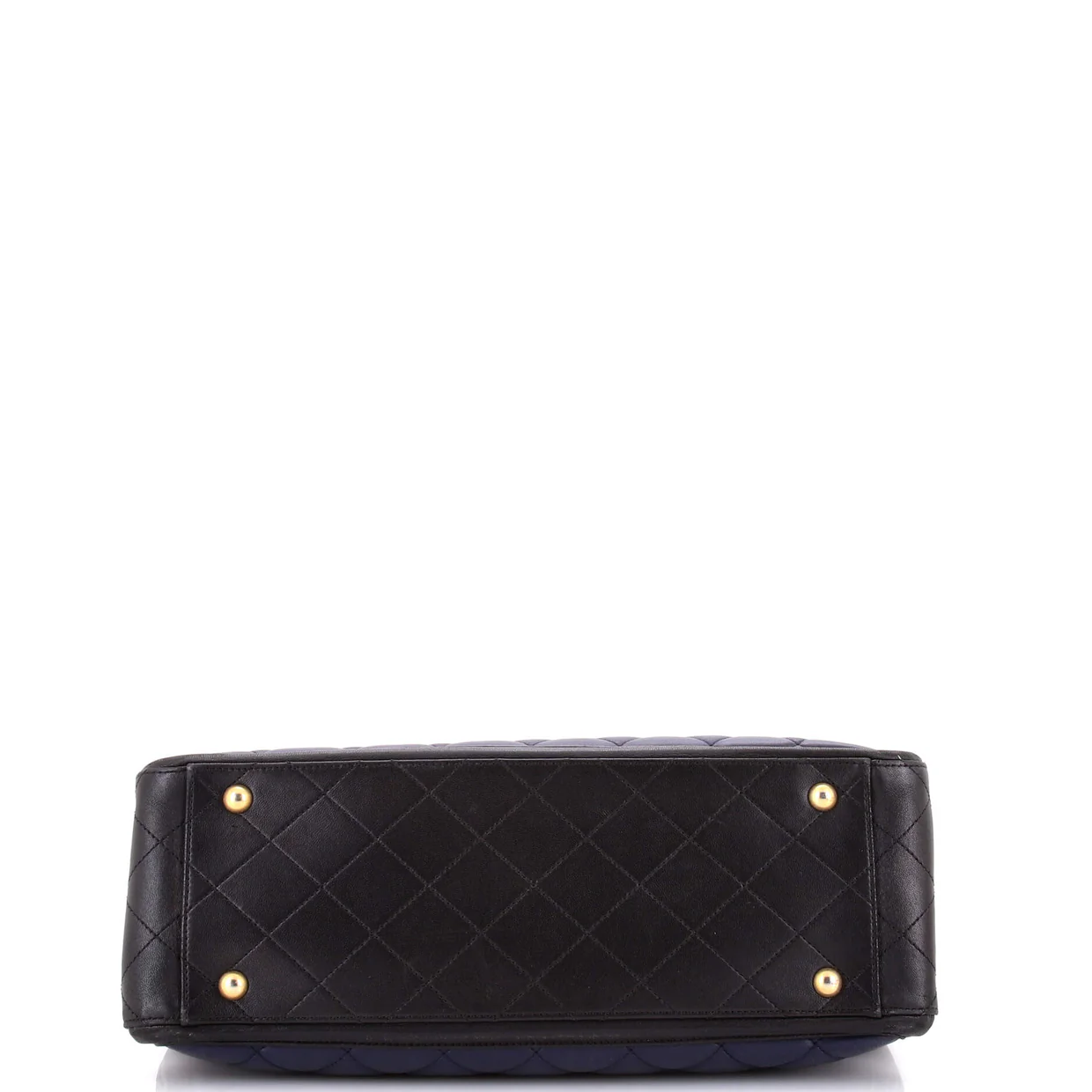 Elegant CC Tote Quilted Lambskin Large - Deep Luxury