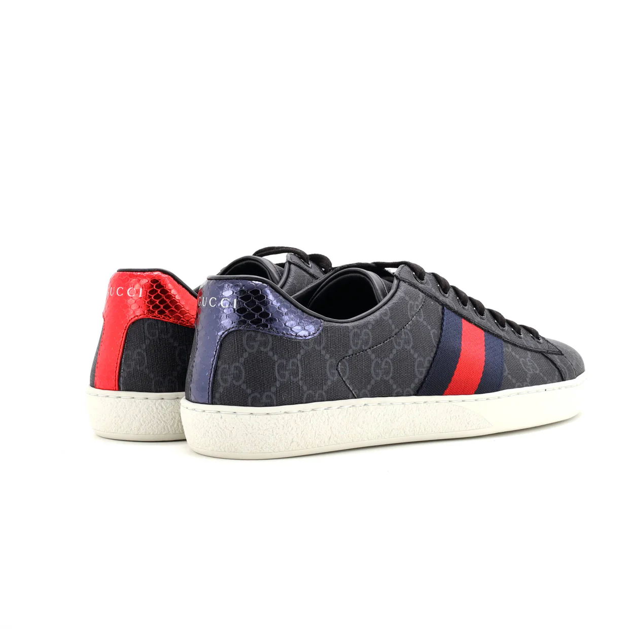 Ace Sneakers GG Coated Canvas - Deep Luxury