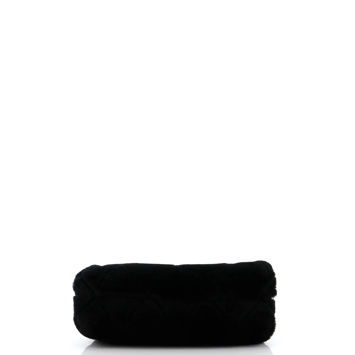 CC Bar Chain Handle Shopping Tote Quilted Shearling Small - Deep Luxury