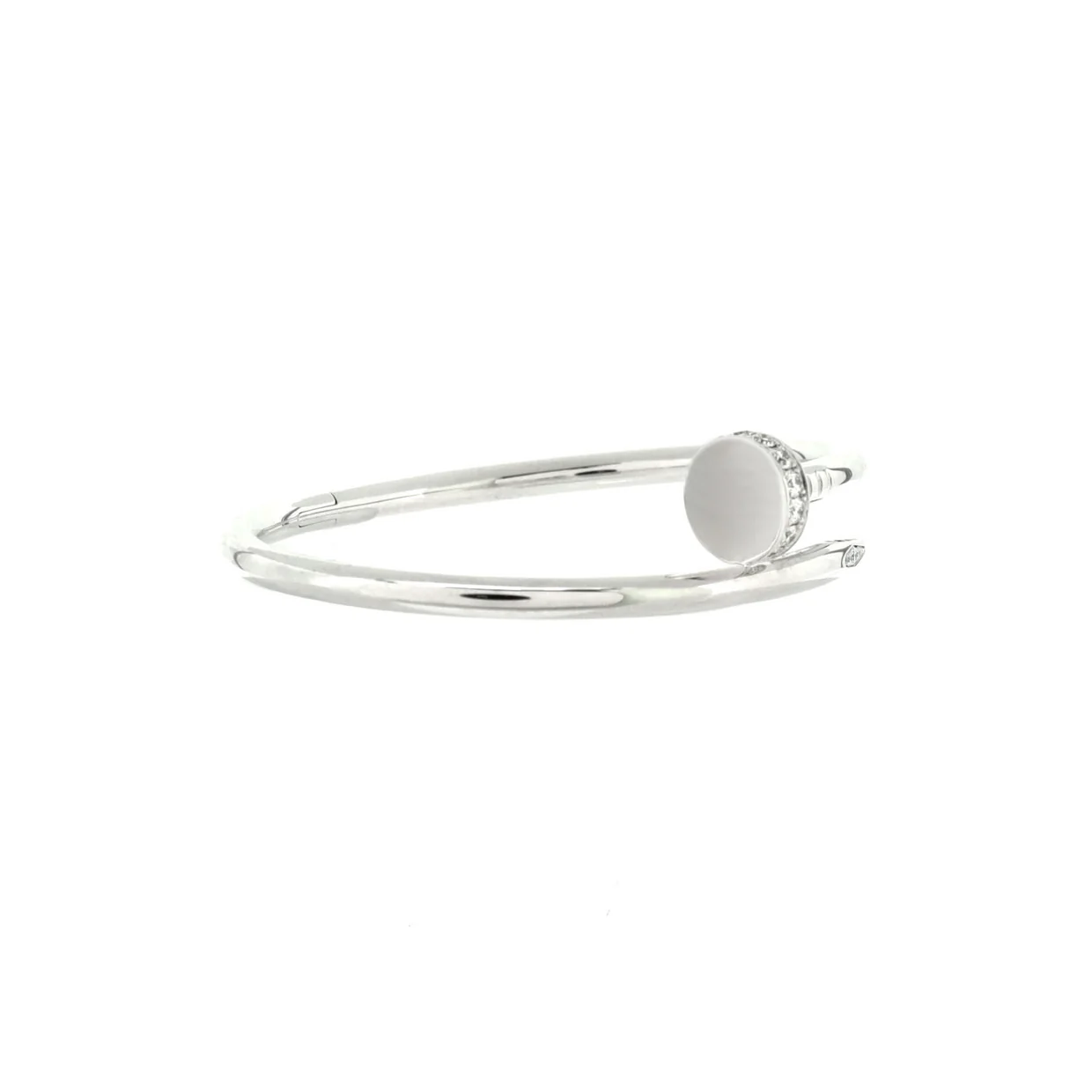 Juste un Clou Bracelet 18K White Gold with Diamonds Classic - Deep Luxury