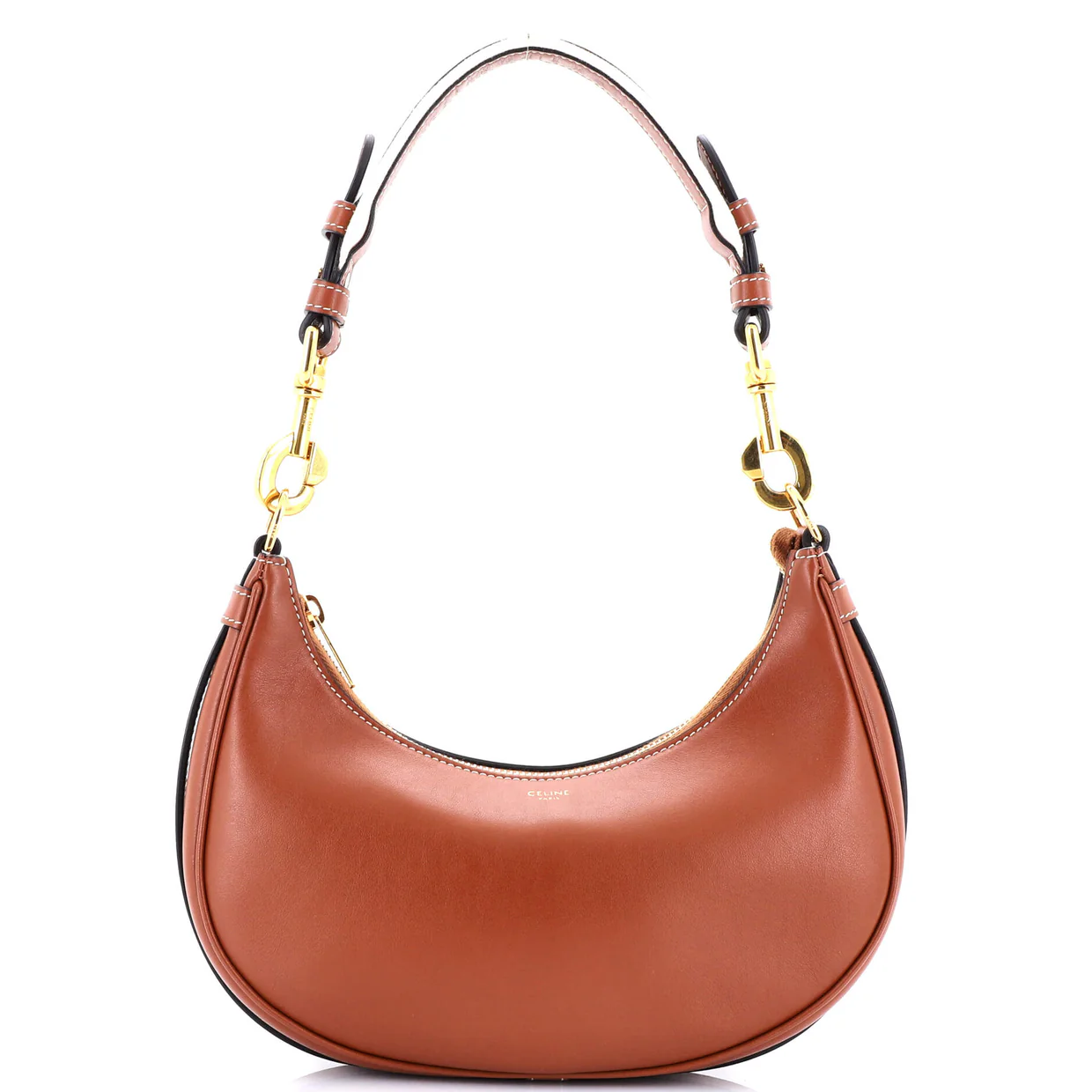 Ava Strap Bag Leather Medium - Deep Luxury