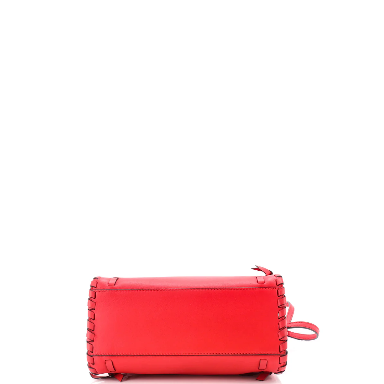 Bow Peekaboo Bag Whipstitch Leather Mini - Deep Luxury